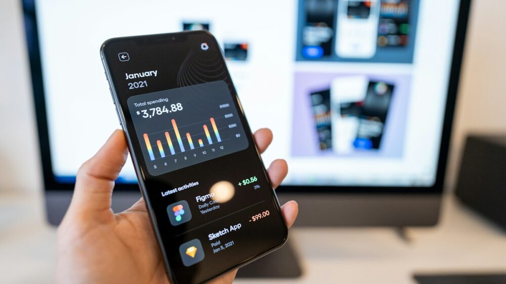Androidスマートフォンで定期購入を確認する様子
